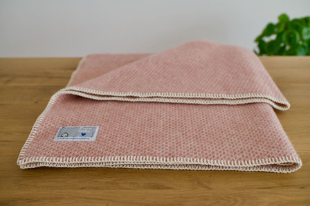 Toddler blanket Wool - Pink