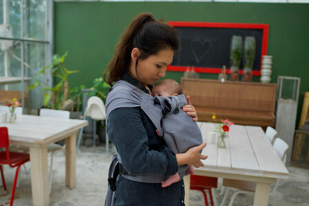 Carrier Wrap & Go Baby - Charcoal Grey