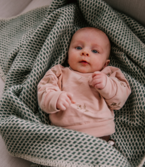 Baby blanket Wool - forrest