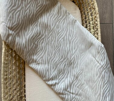NEW! Woven sling - zebra 100% natural linnen/cotton