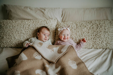 Baby blanket Wool - Squirrel