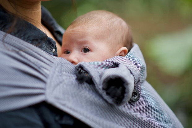 Carrier Wrap & Go Baby - Charcoal Grey