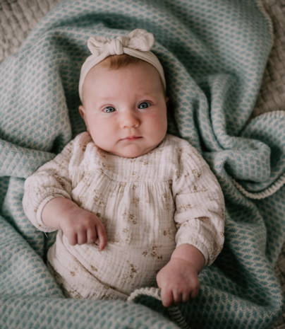 Toddler blanket Wool - Mint