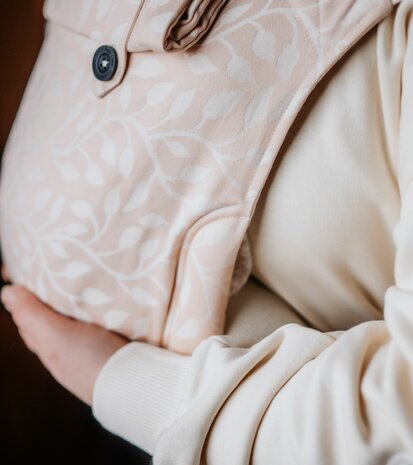 Click & Go Baby carrier - floral - peach