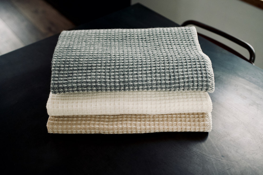 Toddler blanket waffle